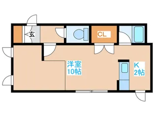 サンシャイン山鼻【2階】の間取り