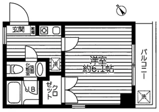 ベルザ平和島【7階】の間取り