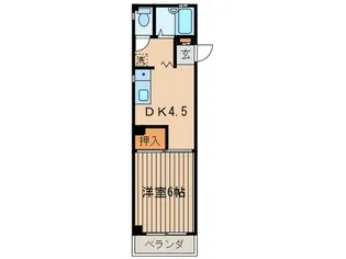 プチメゾン宮西【1階】の間取り