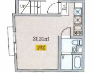グランツ目黒【1階】の間取り