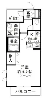 KIRIE MAISON 国立【3階】の間取り