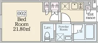 ReveResidence初台【1階】の間取り