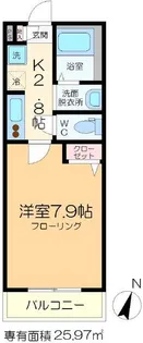 ドーヴェルニュSGB【2階】の間取り