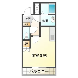 ハウスゆき【1階】の間取り