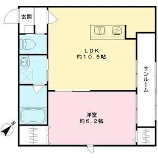 CA彩り【1階】の間取り
