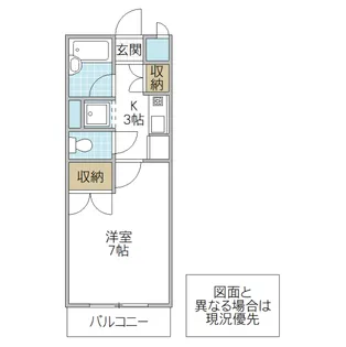 ビバリーヒルズ松本【2階】の間取り