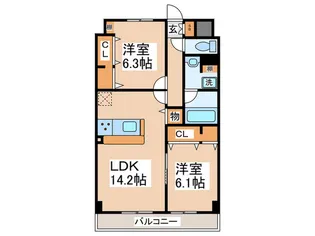 GranEbis【3階】の間取り