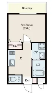 Halelea白金台【4階】の間取り