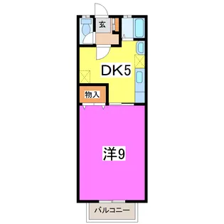 FRIENDLY-幸【2階】の間取り