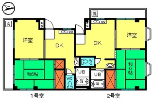 山口ビル【2階】の間取り