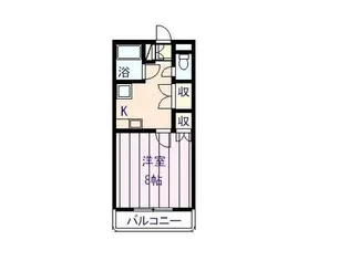 アイビス小絹A【2階】の間取り