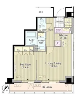 メルクマール京王笹塚レジデンス【11階】の間取り