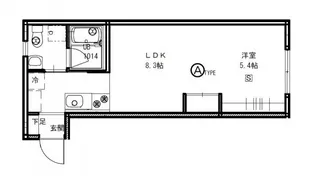 リヴィエール口田【2階】の間取り