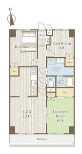 エトアールS【4階】の間取り