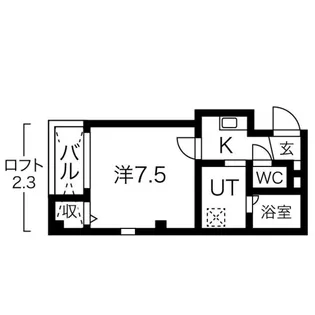エヌエムディズユイット【4階】の間取り