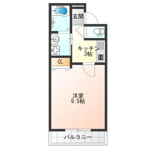 フジパレス中加賀屋II番館【2階】の間取り