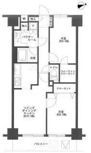 日神パレステージ東新宿イーストフォート【7階】の間取り