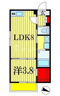 ミレ・フォリア【2階】の間取り