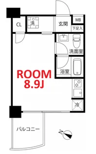 マーレ横浜白金【5階】の間取り