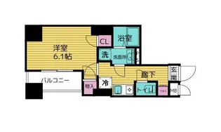 レガシア目黒リバーコート【5階】の間取り