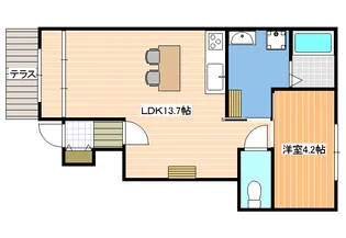 ヴィレッタII【1階】の間取り