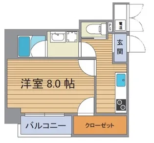 アネシス新大阪【2階】の間取り