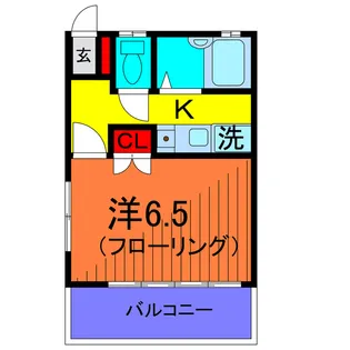 ベルハイツ【1階】の間取り