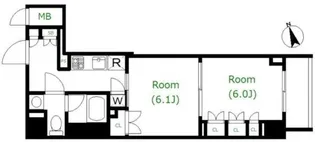 フィース水天宮前【4階】の間取り