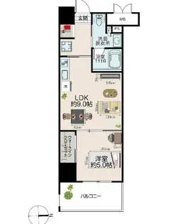 ブランヴェール【3階】の間取り
