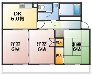 アーバンライフ ウエダ【3階】の間取り