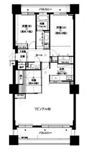 D’クラディア植物園【6階】の間取り
