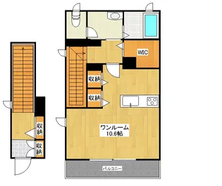 アーバンライフ桜【2階】の間取り