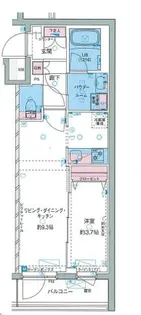 GENOVIA西高島II【4階】の間取り