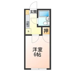 レディースクラウン【3階】の間取り