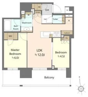 パークホームズ浅草橋【8階】の間取り