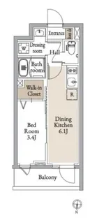 グランカーサ住吉III【3階】の間取り