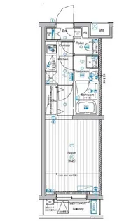PREMIUM CUBE 飯田橋 #mo【3階】の間取り