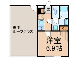 Green terrace 中延【4階】の間取り