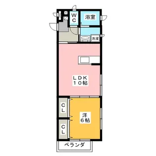 Casa del Poeta【2階】の間取り