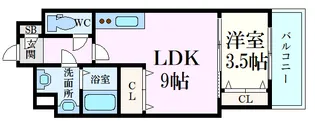 Koti草津新町【2階】の間取り