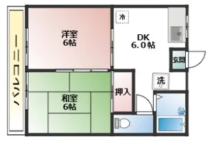 レジデンスヤマダ【3階】の間取り