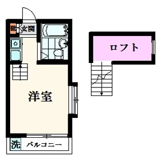 りんどうハイツ【2階】の間取り