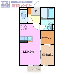K’sハイム II【2階】の間取り