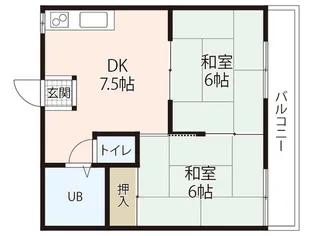 居藤ハイツ A棟【2階】の間取り