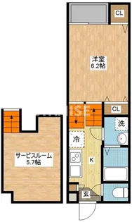 Viola Koga【1階】の間取り