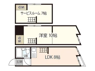 第7シティビル【4階】の間取り