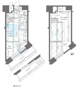 ZOOM新宿御苑前【14階】の間取り