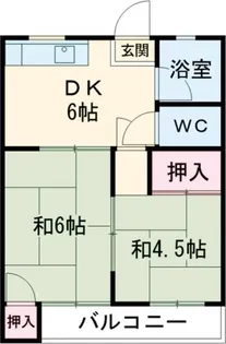 成田マンション【2階】の間取り
