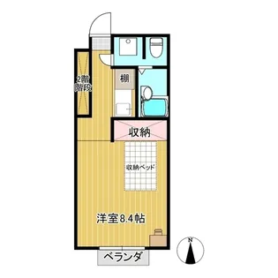コーポユリカ2【1階】の間取り