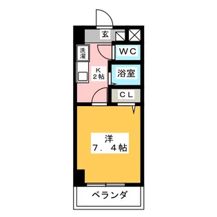 Century Nagono【3階】の間取り